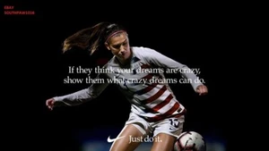 Classic  Nike  Motivational Soccer "Just Do It"  Reproduction Print Ad - Bild 1 von 1