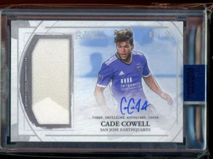 2022 Topps MLS Renaissance Cade Cowell Patch Auto 06/20 San Jose Earthquake #CC3 - Picture 1 of 2