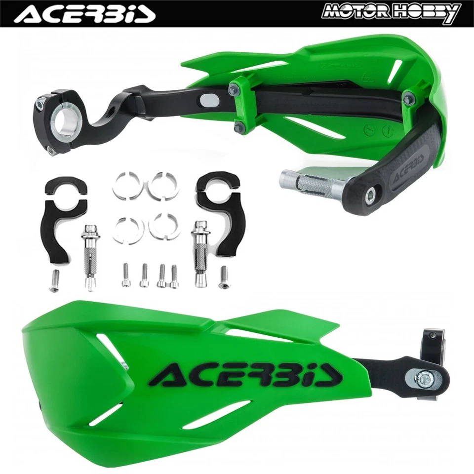 PARAMANI ACERBIS X-FACTORY BARRA IN ACCIAIO (KIT D.22mm D.28.6mm) VERDE NERO - Immagine 1 di 1