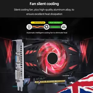 GT730 Graphics Card PCI-E2.016X DDR3 4GB Desktop Video Card Gaming Graphics Card - Picture 1 of 11