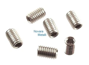 20 Grani Punta Piana inox M2 M2x3mm DIN 913 socket setscrews vis sans tête - Imagen 1 de 1