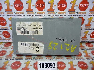 04 05 GMC YUKON XL 1500 y 2500 satélite XM MÓDULO DE RADIO CONTROL 15125061 OEM Foto 1 de 4