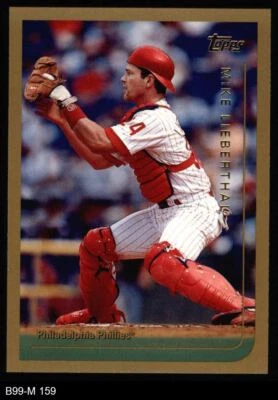 1999 Topps #159 Mike Lieberthal Phillies 8 - NM/MT - Image 1 of 2