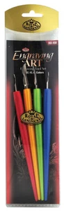 BILLETERA 4 CORTADORES DE PAPEL RASPADOR DE ARTE Y MANIJAS CUCHILLAS SURTIDAS RD450 R/B - Imagen 1 de 2