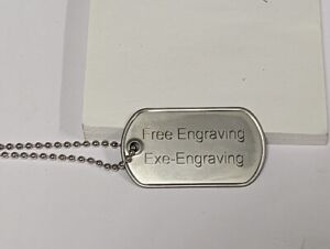 Personalised-Metal-Army-Dog-Tags-ID-Tag-Necklace-Engraved-Free-Wedding-Gift