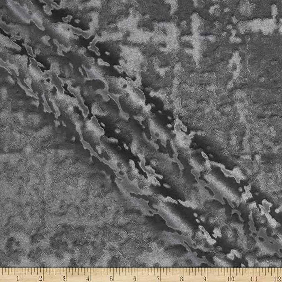 Silver Abstract Crushed Velvet - Custom Tablecloths, Machine Washable - Image 1 of 1