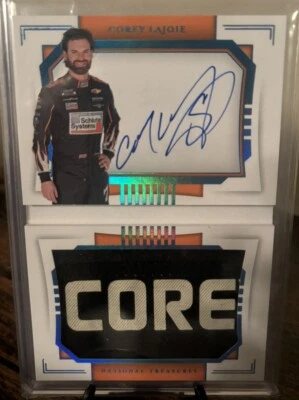 2021 Panini National Treasures NASCAR Corey Lajoie Auto Booklet 2/2 eBay 1/1 - Image 1 of 4