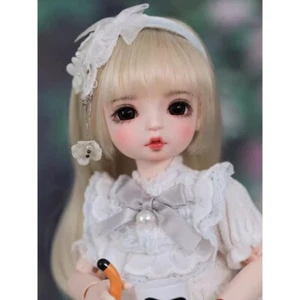 1/6 BJD Doll SD Resin Joint Eye Face Makeup Cute Girl Doll Bare Doll Handmade - Picture 1 of 6