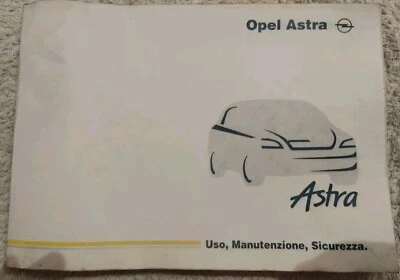 Libretto Uso e Manutenzione Opel Astra G edizione Gennaio 1998 GM - Immagine 1 di 4