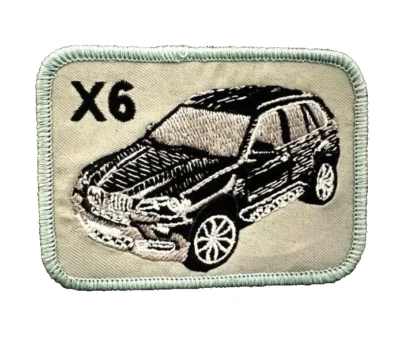 FABULOUS BMW X6 EMBROIDERED IRON-ON PATCH... - Image 1 of 2
