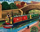 Canal Boat Canvas - Mini Canvas - Leeds and Liverpool Canal Boat - N7-CANV