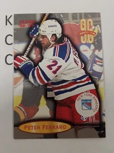 1996-97 Fleer NHL #126 Peter Ferraro New York Rangers RC - Picture 1 of 2