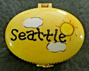 Vintage Collectible Seattle Trinket Box 2.5" - Picture 1 of 4