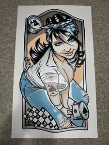 Adam Turman Queen of Spades 05 Poster Print Signed & Numbered - Picture 1 of 3