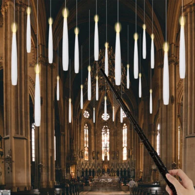 12-20 Stk Flackernde LED Schwimmkerzen Flammenlos für Harry Potter Themed Decor - Bild 1 von 4