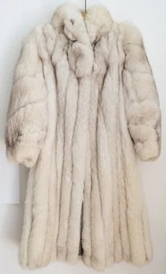 PELZ PELZMANTEL BLAU FUCHS SAGA BLUE FOX FUR COAT PELLICCIA VOLPE FOURRURE - Bild 1 von 11