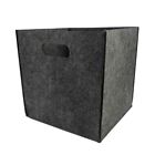Foldable Storage Cube Bin with Handles Felt Closet Basket Kid Toy Organizer