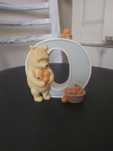 Disney Classic Pooh Letter O Michel & Co. Figurine or Wall Hanging - Picture 1 of 6
