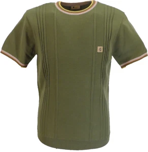 Gabicci Vintage Mens Spruce Green Turtle Neck Jumper - Picture 1 of 2