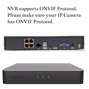 Videoregistratore di rete 4CH CANALE 8MP 4K NVR 8MP 4K CCTV IP POE HD +1TB HDD - Foto 1 di 5