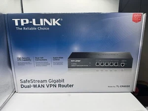 TP-Link Gigabit Multi-VPN Router TL-ER6020 Powers On. -Some Scratches On Bottom - Picture 1 of 13