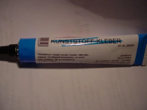 Jamara Kunststoff Kleber Plexiglas PVC Kabinenhauben Canopy Kleber - Bild 1 von 1