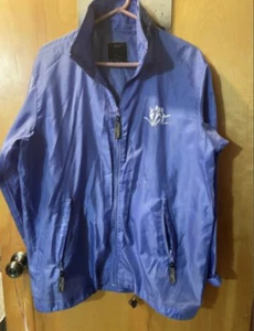 Womens L windbreaker jacket TRAVEL GEAR POLAR GRAPHICS Periwinkle color purple - Picture 1 of 8