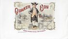 Vintage Cigar Box Inner Label: Quaker Boy; NOS