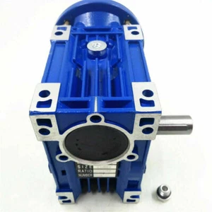 NMRV063 Worm Gear Box Speed Reducer 90B14 24mm Input Stepper Motor 1400r/min  - Bild 1 von 12