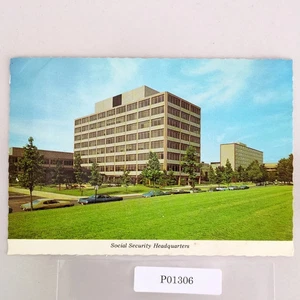 Social Security Headquarters Woodlawn Baltimore County MD 1970s 4x6 Postcard - Picture 1 of 2