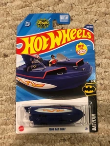 Hot Wheels Batman - New for 2025 - 1966 Bat Boat 232/250 (5/5) - Picture 1 of 3