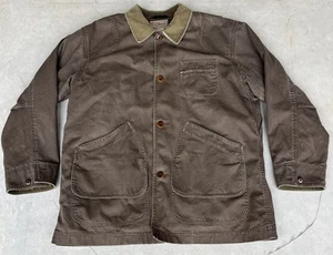 LL Bean Jacket Coat Chore Barn Primaloft Removable Lining Mens Large Corduroy - Picture 1 of 18