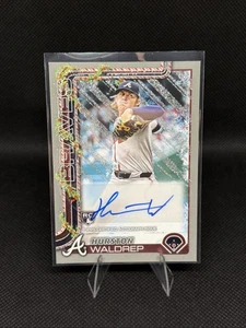 Autografo 2025 Topps Holiday Hurston Waldrep /25 PA-HW Atlanta Braves raro SP - Foto 1 di 2