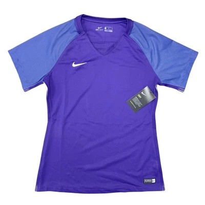 Camiseta de fútbol Nike Dri-Fit púrpura en blanco, talla mediana 880476-547 nueva con etiquetas Foto 1 de 2