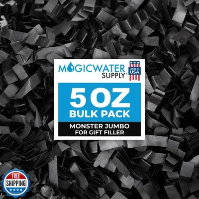 MagicWater Supply - 5 oz - Monster Black - Jumbo Large Cut Crinkle Cut Paper  - Image 1 of 4