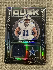 2024 Obsidian Micah Parsons Dusk Memorabilia Jersey Patch Cowboys ๐ฅ - Picture 1 of 2