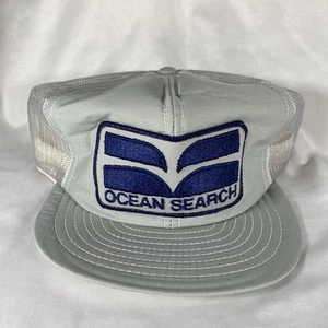 Vintage Space Challenger Shuttle Ocean Search Snapback Hat Patch Cap - Picture 1 of 4