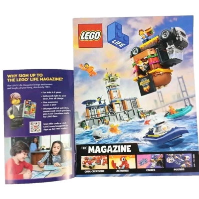 LEGO® Life The Magazine JAN-FEB w Jurassic Park Poster 2024 CITY Out of Print - Image 1 of 4