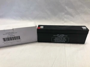 12V DC, Sealed Lead Acid Battery, 2.6 Ah, Faston, 2.4 in Height, 2.2 lb Weight,  - Picture 1 of 2