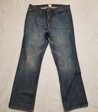 Gap Jeans Mens 38x34 Blue Denim Straight Leg Relaxed Fit 100% Cotton Medium 2011