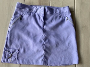 IZOD XFG Stretch Womens size 8 purple athletic golf Skort with pockets poly/span - Picture 1 of 4