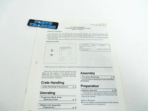 Nuevo de Lote Antiguo Original Kawasaki Montaje y Preparación Manual Jet Ski SXI Pro JS750 1998 - Imagen 1 de 2