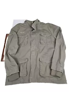 Vintage Y2K Rip Curl Jacket Corduroy Zipper Field Jacket Green Mens Size Large - Picture 1 of 15