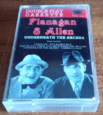 Flanagan & Allen - Underneath The Arches -  Double Play Cassette - c1991 - Image 1 of 4