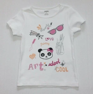 Gymboree Panda Academy Girl's Art School Cool Top T-Shirt size 4 - Picture 1 of 2