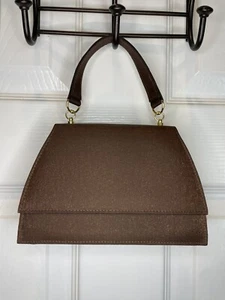 NWOT ~ VALENTI FRANCO Shimmery Beautiful Bronze Small Vintage Evening Bag - Picture 1 of 5