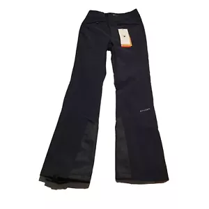 Spyder W Orb  Women's Sz 4 Reg Insulated Softshell Ski Pants  Black - Picture 1 of 9
