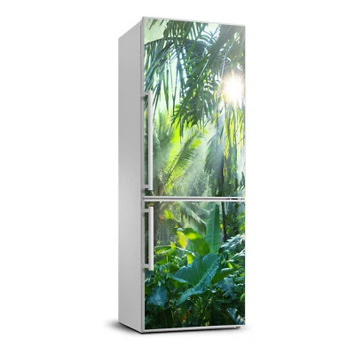 Arte 3D Refrigerador Pared Cocina Pegatina Extraíble Imán Flores Plantas Selva Foto 1 de 4