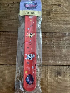 Littlest Pet Shop SLAP Wrist Band Red Brand New And Sealed Hasbro Free Shipping - Picture 1 of 2