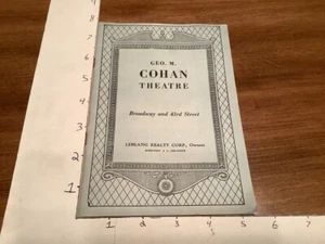 Vintage Original - Geo M COHAN Theatre - April 29, 1929 HELLO DADDY, lew fields - Picture 1 of 7